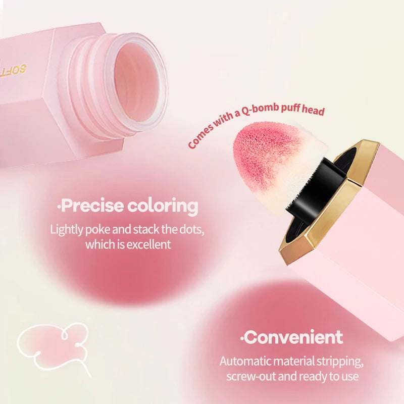 Liquid Blush – Waterproof & Blendable with Sponge Tip