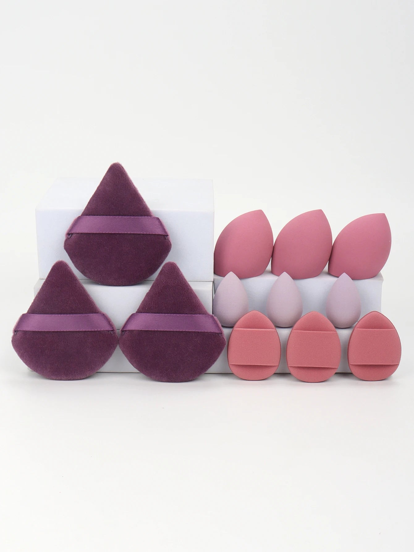 12-Piece All-Purpose Makeup Sponge Set – Blending, Baking & Touch-Ups