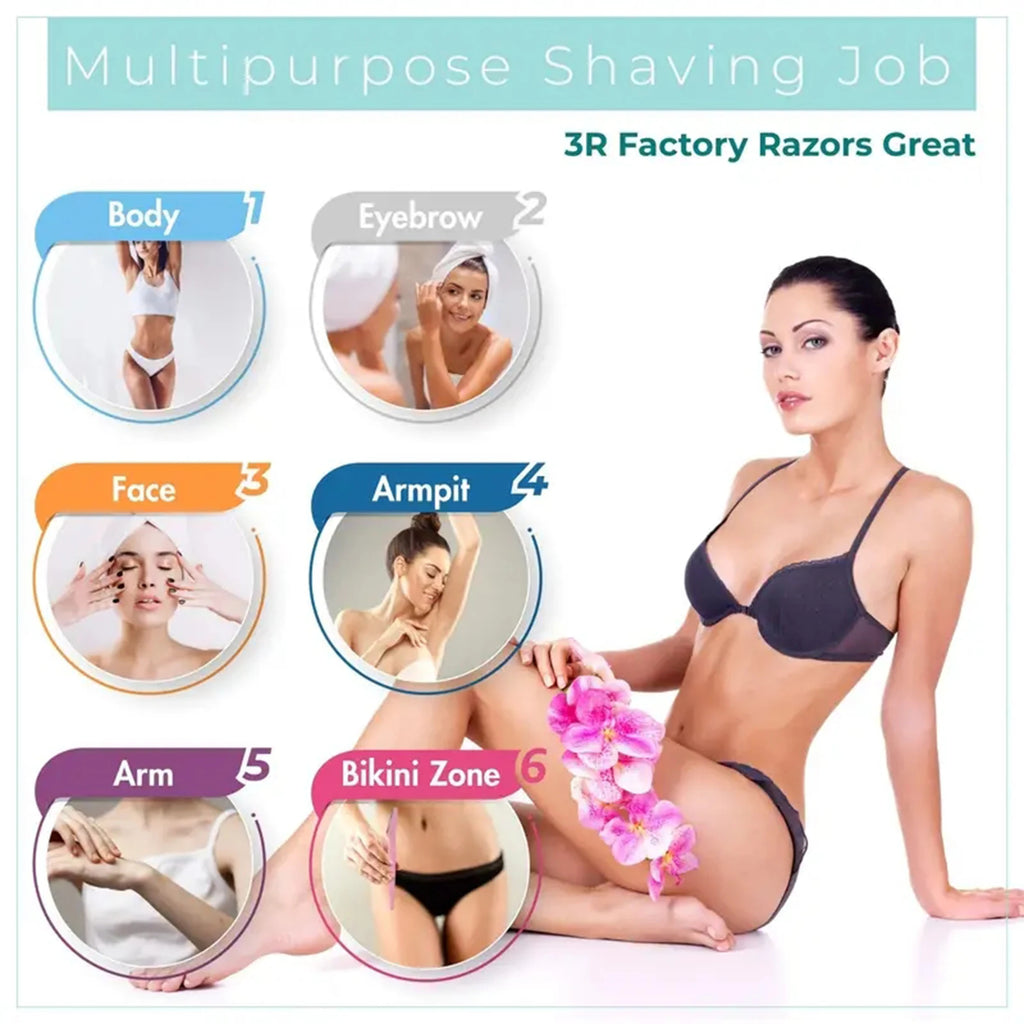 Eyebrow & Face Razor Set – Precision Grooming Tools