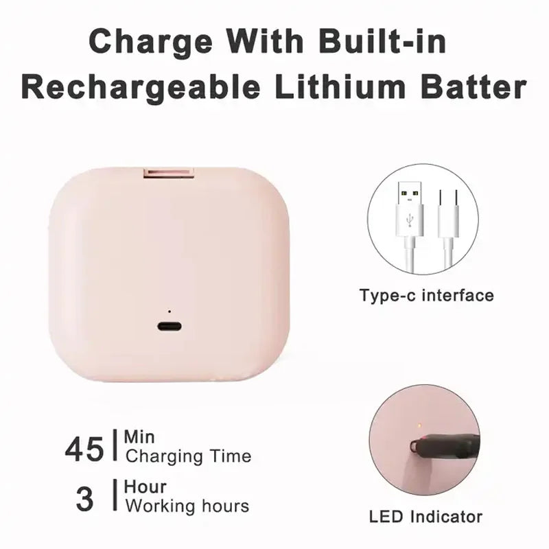 Mini Lighted Travel Mirror – 2X Magnifying