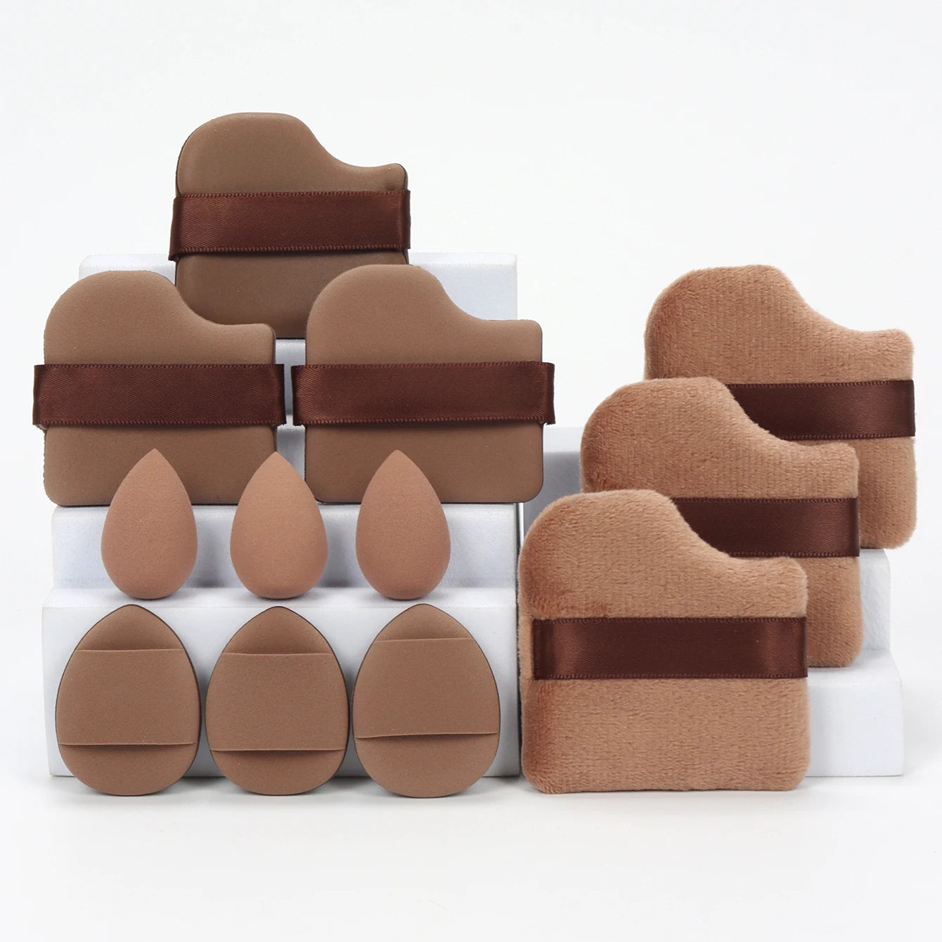 12-Piece All-Purpose Makeup Sponge Set – Blending, Baking & Touch-Ups