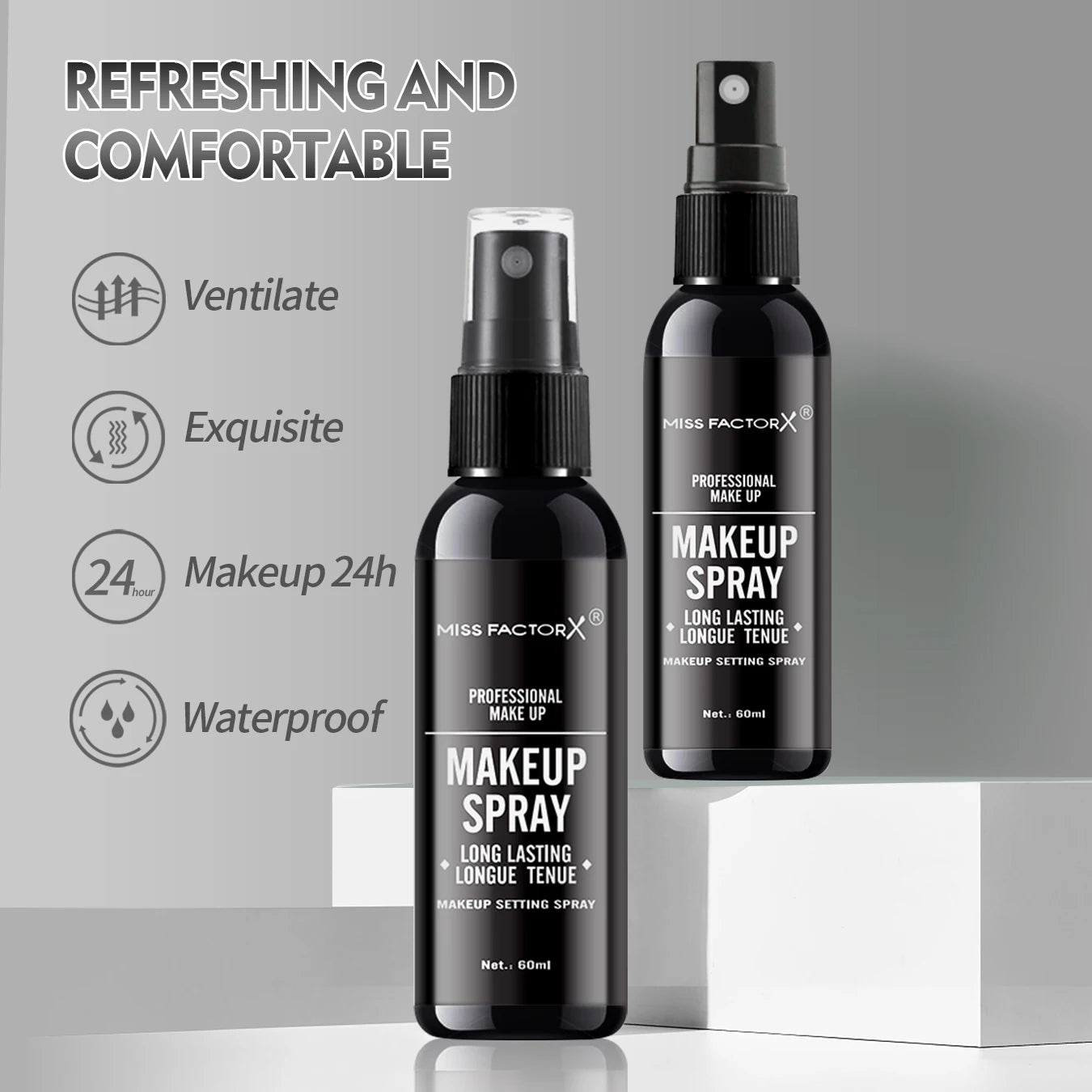 Matte Setting Spray – Long-Lasting & Sweatproof (60ml)
