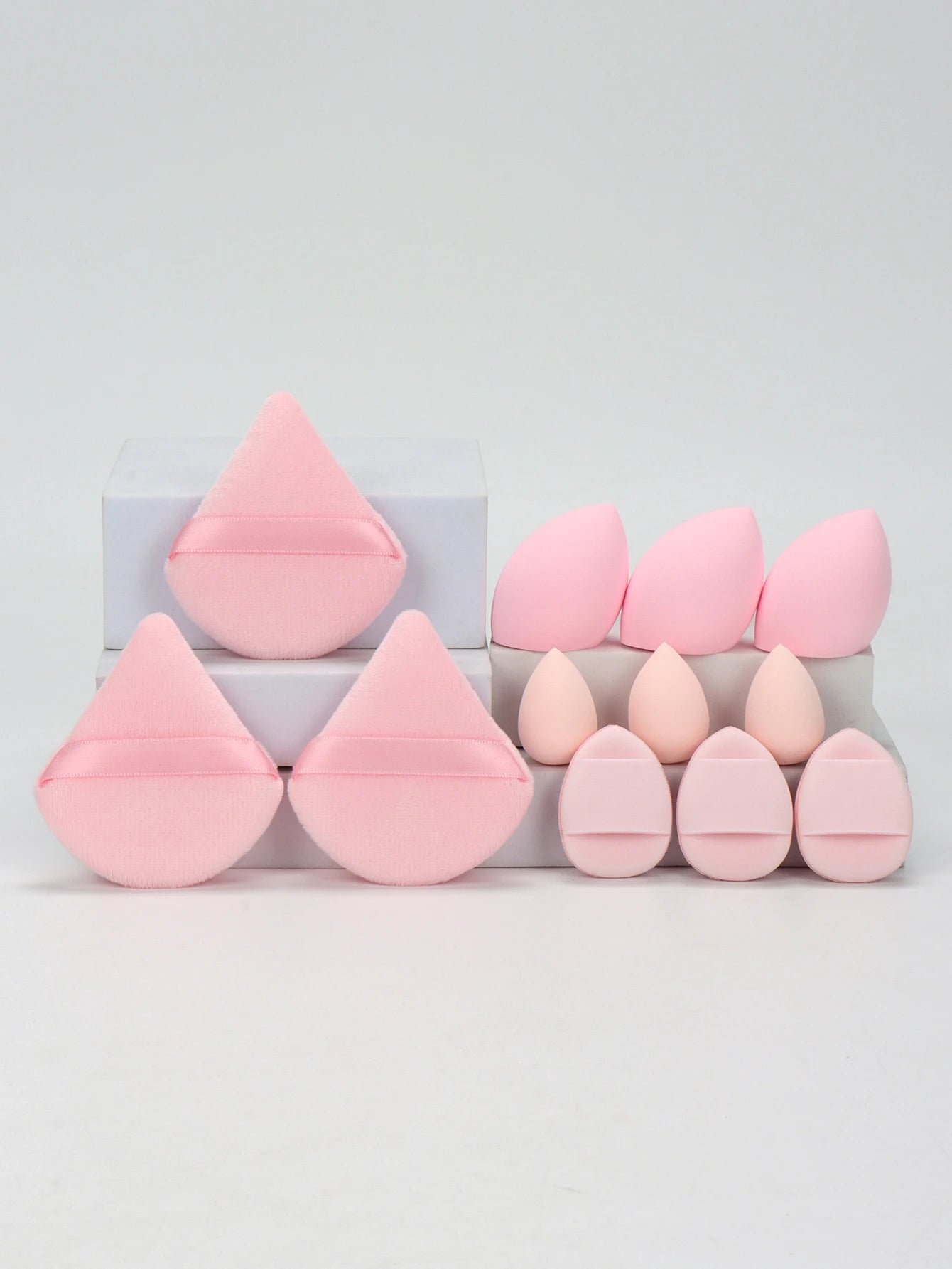 12-Piece All-Purpose Makeup Sponge Set – Blending, Baking & Touch-Ups