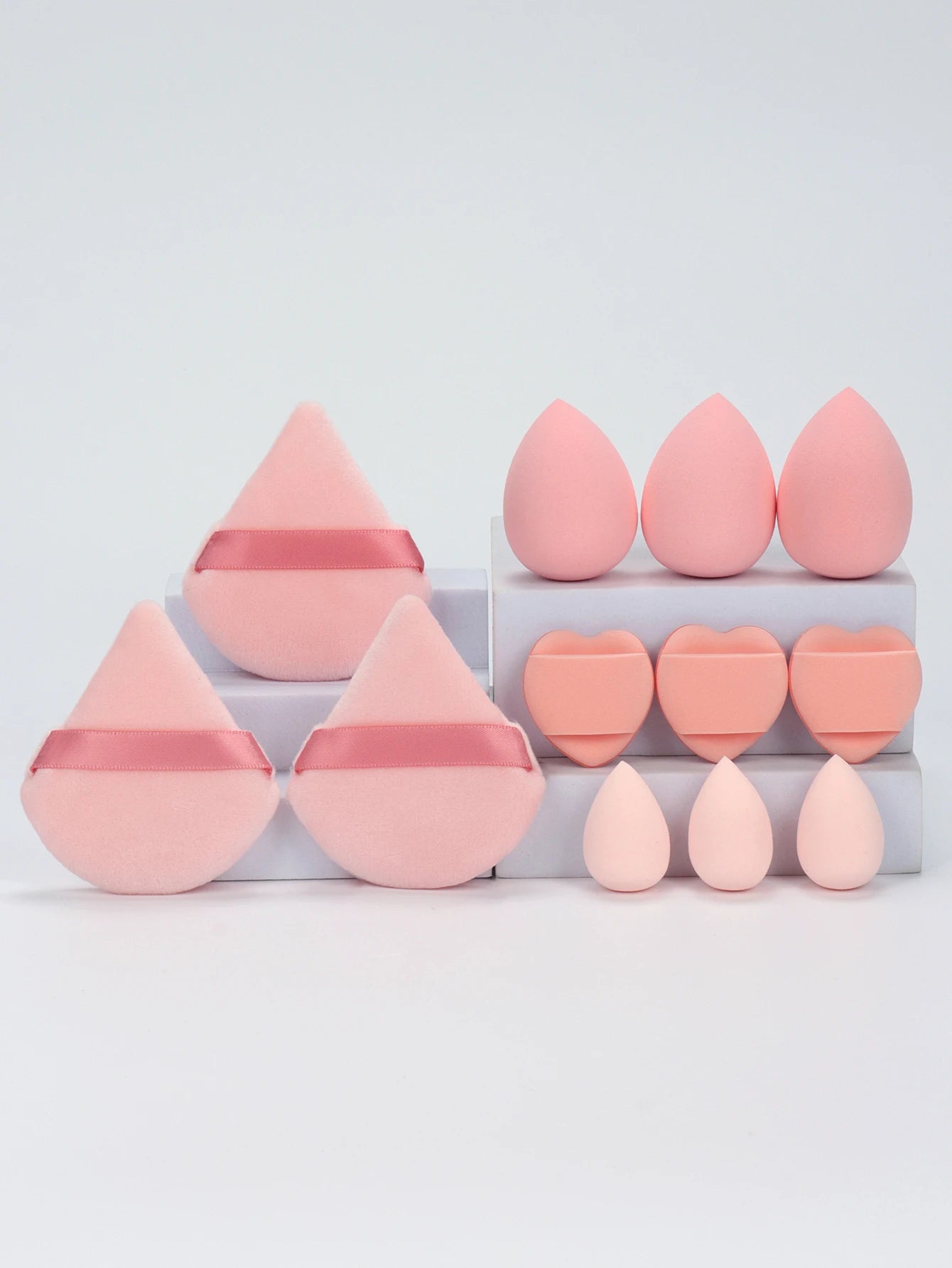 12-Piece All-Purpose Makeup Sponge Set – Blending, Baking & Touch-Ups