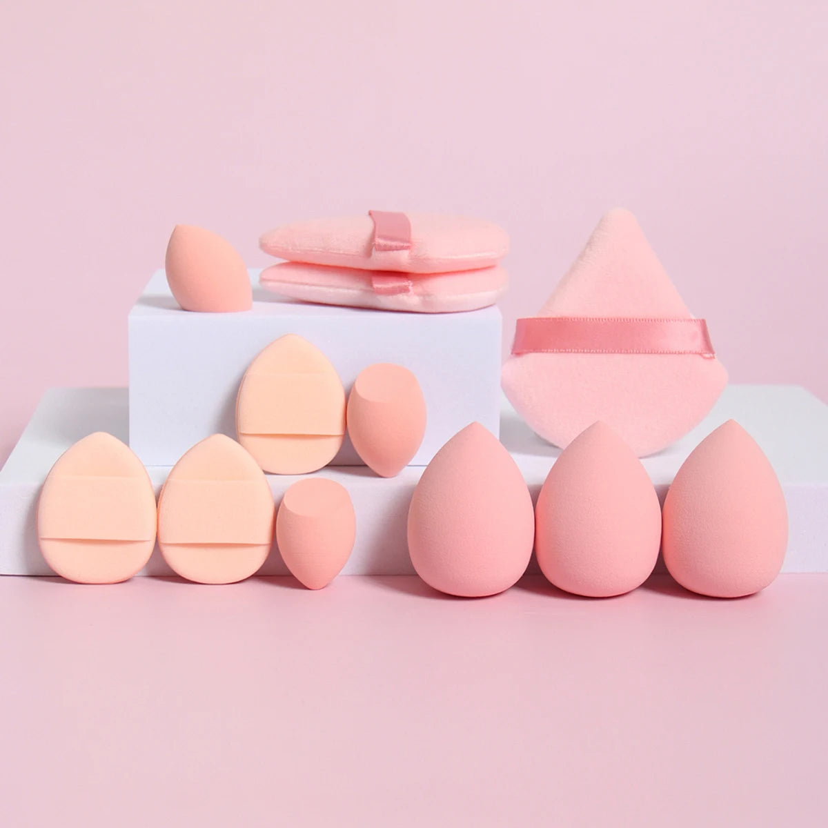 12-Piece All-Purpose Makeup Sponge Set – Blending, Baking & Touch-Ups