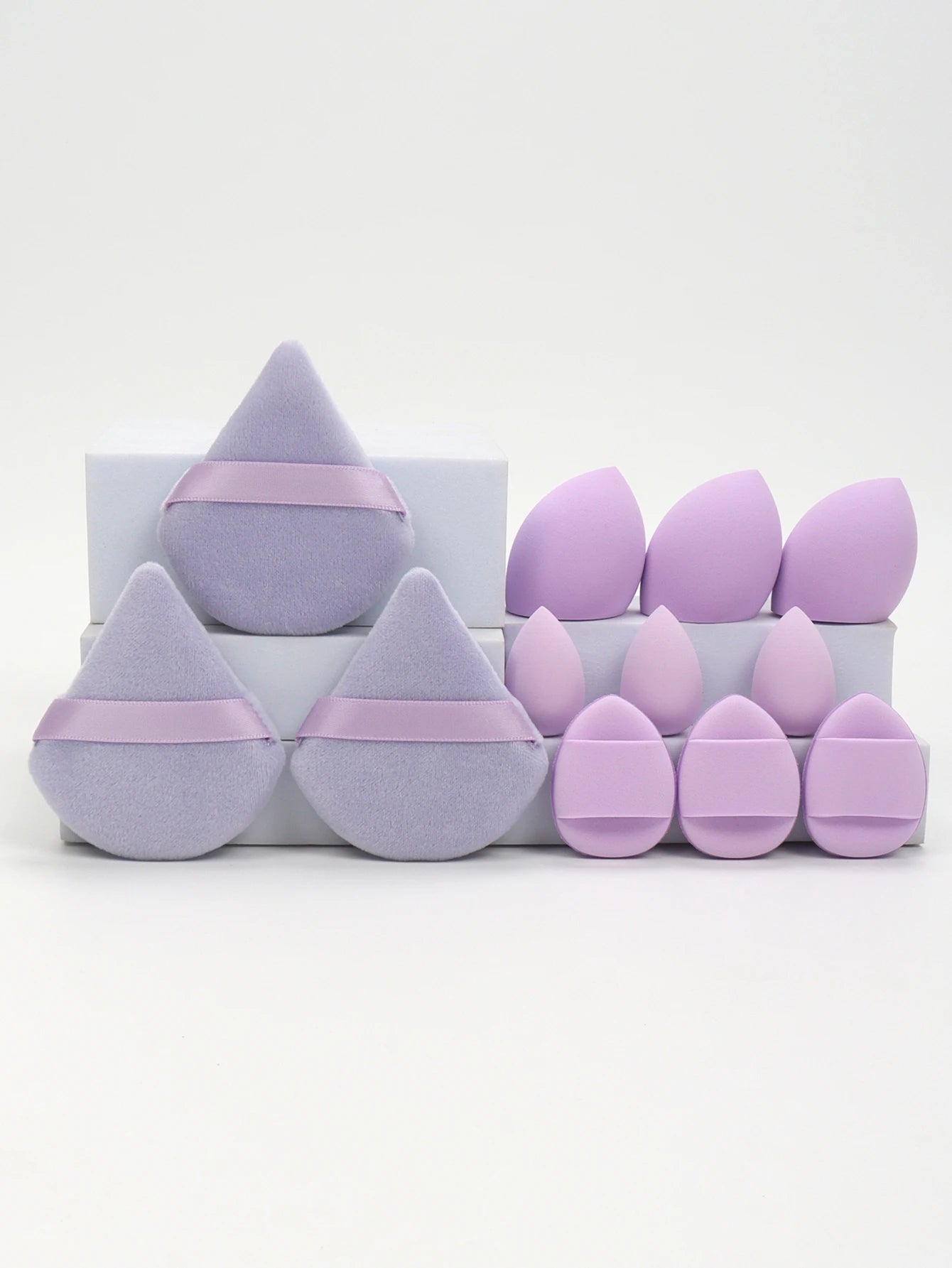 12-Piece All-Purpose Makeup Sponge Set – Blending, Baking & Touch-Ups